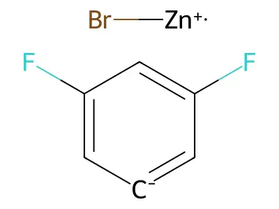 3,5-Difluorophenylzinc bromide structure