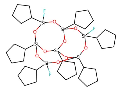 Trifluoro-POSS structure
