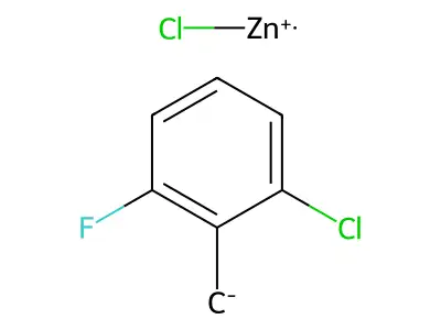 2-Chloro-6-fluorobenzylzinc chloride structure