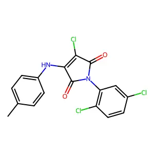 3-Chloro-1-(2,5-dichlorophenyl)-4-(4-methylanilino)pyrrole-2,5-dione structure