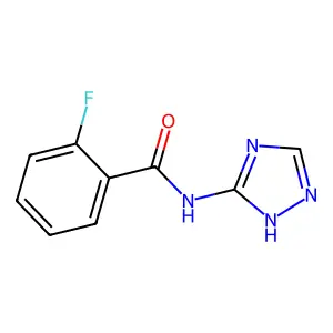 2-氟-N-(4H-1,2,4-三唑-3-基)苯甲酰胺 structure