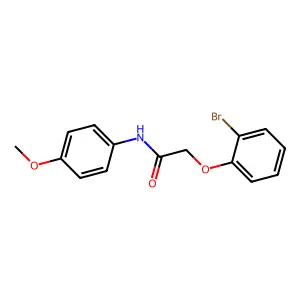 2-(2-溴苯氧基)-N-(4-甲氧苯基)乙酰胺 structure