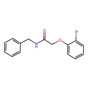 N-benzyl-2-(2-bromophenoxy)acetamide structure