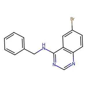 N-苄基-6-溴喹唑啉-4-胺 structure