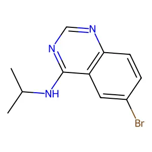 6-bromo-N-(propan-2-yl)quinazolin-4-amine structure