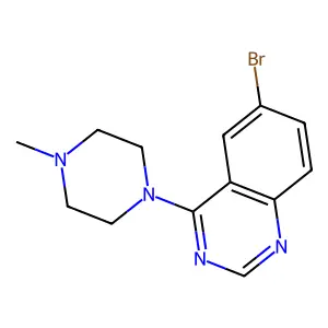 6-Bromo-4-(4-methylpiperazin-1-yl)quinazoline structure