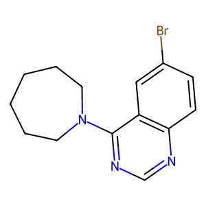 4-(Azepan-1-yl)-6-bromoquinazoline structure
