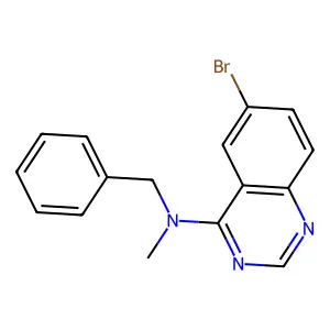 N-benzyl-6-bromo-N-methylquinazolin-4-amine structure