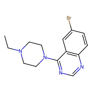 6-Bromo-4-(4-ethylpiperazin-1-yl)quinazoline structure