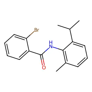 2-溴-N-(2-甲基-6-异丙基苯基)苯甲酰胺 structure