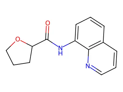 N-quinolin-8-yloxolane-2-carboxamide structure
