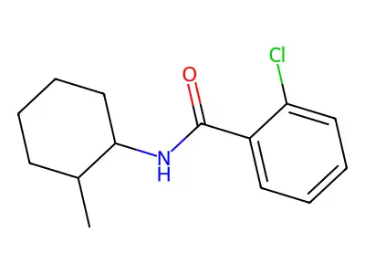 2-chloro-N-(2-methylcyclohexyl)benzamide structure