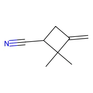 2,2-二甲基-3-亚甲基环丁腈 structure