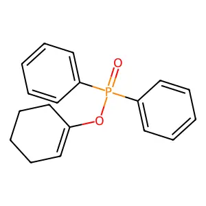 1-Cyclohexen-1-yl diphenylphosphinate structure