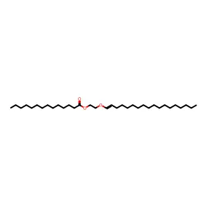 2-[(Octadec-1-en-1-yl)oxy]ethyl tetradecanoate structure
