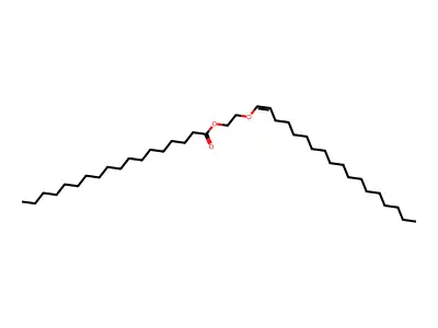 Stearic acid, 2-(1-octadecenyloxy)ethyl ester, (Z)- structure
