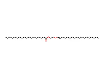Stearic acid, 2-(1-octadecenyloxy)ethyl ester, (E)- structure