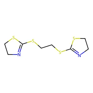 1,2-Bis(2-thiazolin-2-ylsulfanyl)ethane structure