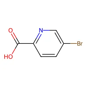 5-Bromopyridine-2-carboxylic acid structure