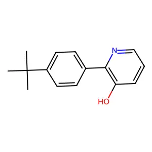 2-(4-Tert-butylphenyl)pyridin-3-ol structure