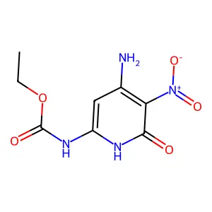1-[(2-Hydroxyethyl)amino]-3-methylpyrido[1,2-a]benzimidazole-4-carbonitrile structure