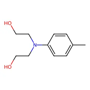 N,N-Bis(2-hydroxyethyl)-p-toluidine structure