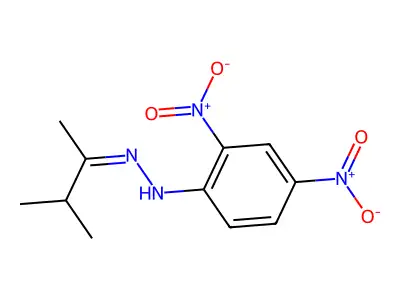 Methyl isopropyl ketone-dnph structure
