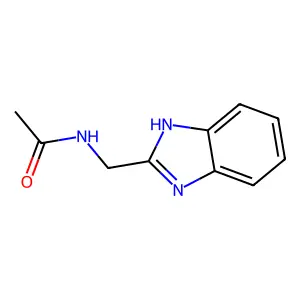 N-((1H-benzo[d]imidazol-2-yl)methyl)acetamide structure