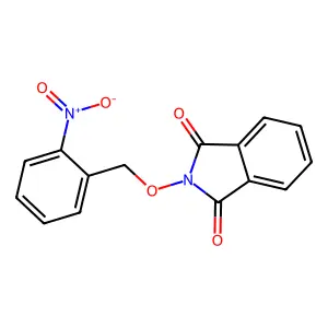 2-[(2-nitrobenzyl)oxy]-1H-isoindole-1,3(2H)-dione structure