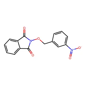 N-(间硝基苄氧基)邻苯二甲酰亚胺 structure