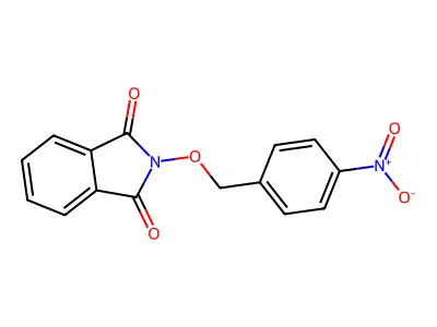 2-[(4-nitrobenzyl)oxy]-1H-isoindole-1,3(2H)-dione structure