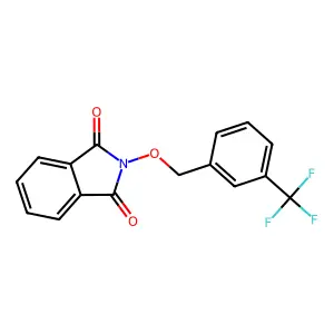 N-(3-三氟甲基苄氧基)邻苯二甲酰亚胺 structure