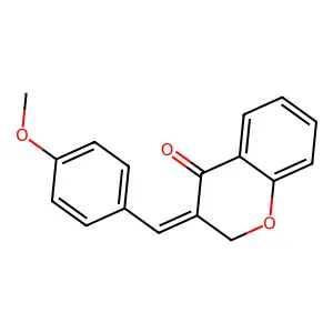 3-(4-Methoxybenzylidene)chroman-4-one structure