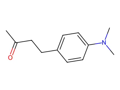 4-[4-(Dimethylamino)phenyl]butan-2-one structure