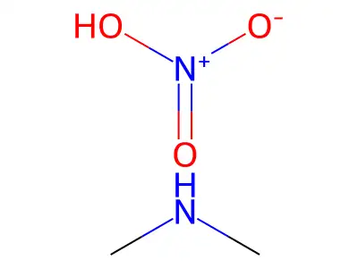 Dimethylazanium nitrate structure