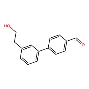 3'-(2-Hydroxyethyl)-[1,1'-biphenyl]-4-carbaldehyde structure