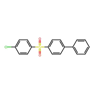 4-(4'-Chlorobenzenesulphonyl)biphenyl structure