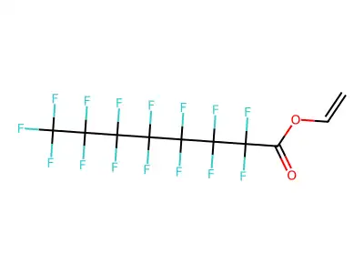 Vinyl perfluorooctanoate structure
