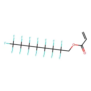 2,2,3,3,4,4,5,5,6,6,7,7,8,8,8-Pentadecafluorooctyl acrylate structure