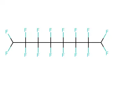 1H,8H-Perfluorooctane structure