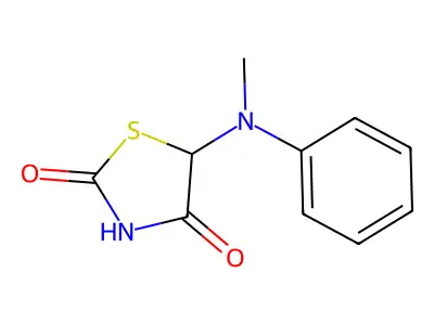 5-(Methylanilino)-1,3-thiazolidine-2,4-dione structure