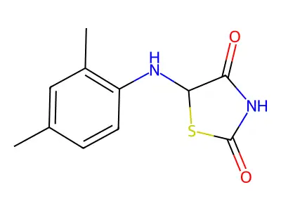 5-(2,4-Dimethylanilino)-1,3-thiazolidine-2,4-dione structure