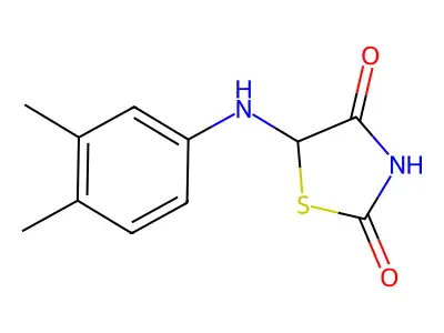 5-(3,4-Dimethylanilino)-1,3-thiazolidine-2,4-dione structure