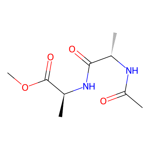N-Acetyl-Ala-Ala-OMe structure