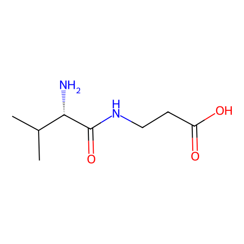 H-Val-beta-ala-OH structure