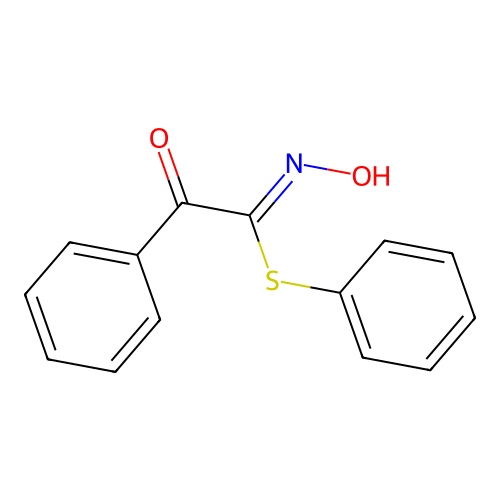 Benzeneethanimidothioicacid, N-hydroxy-a-oxo-, phenyl ester, (Z)- structure