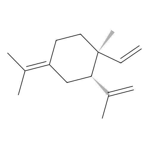 Gamma-elemene, (+)- structure