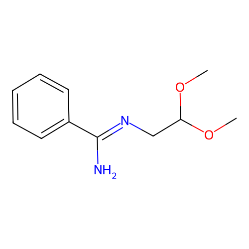N-(2,2-Dimethoxyethyl)benzimidamide structure