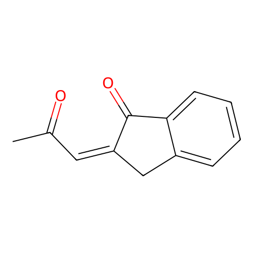 2-(2-oxopropylidene)-3H-inden-1-one structure