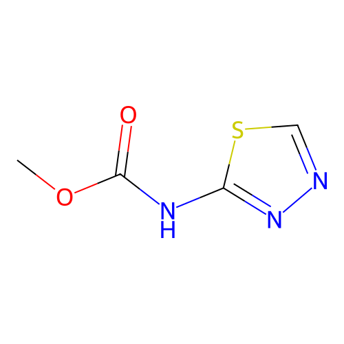 [1,3,4]Thiadiazol-2-yl-carbamic acid methyl ester structure